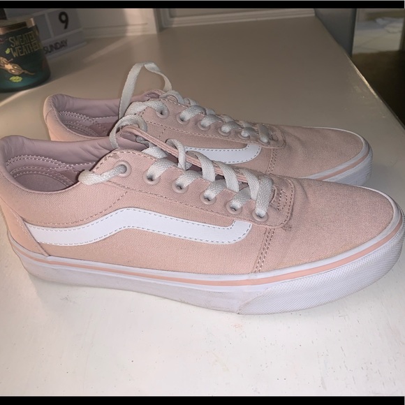 light pink vans low top